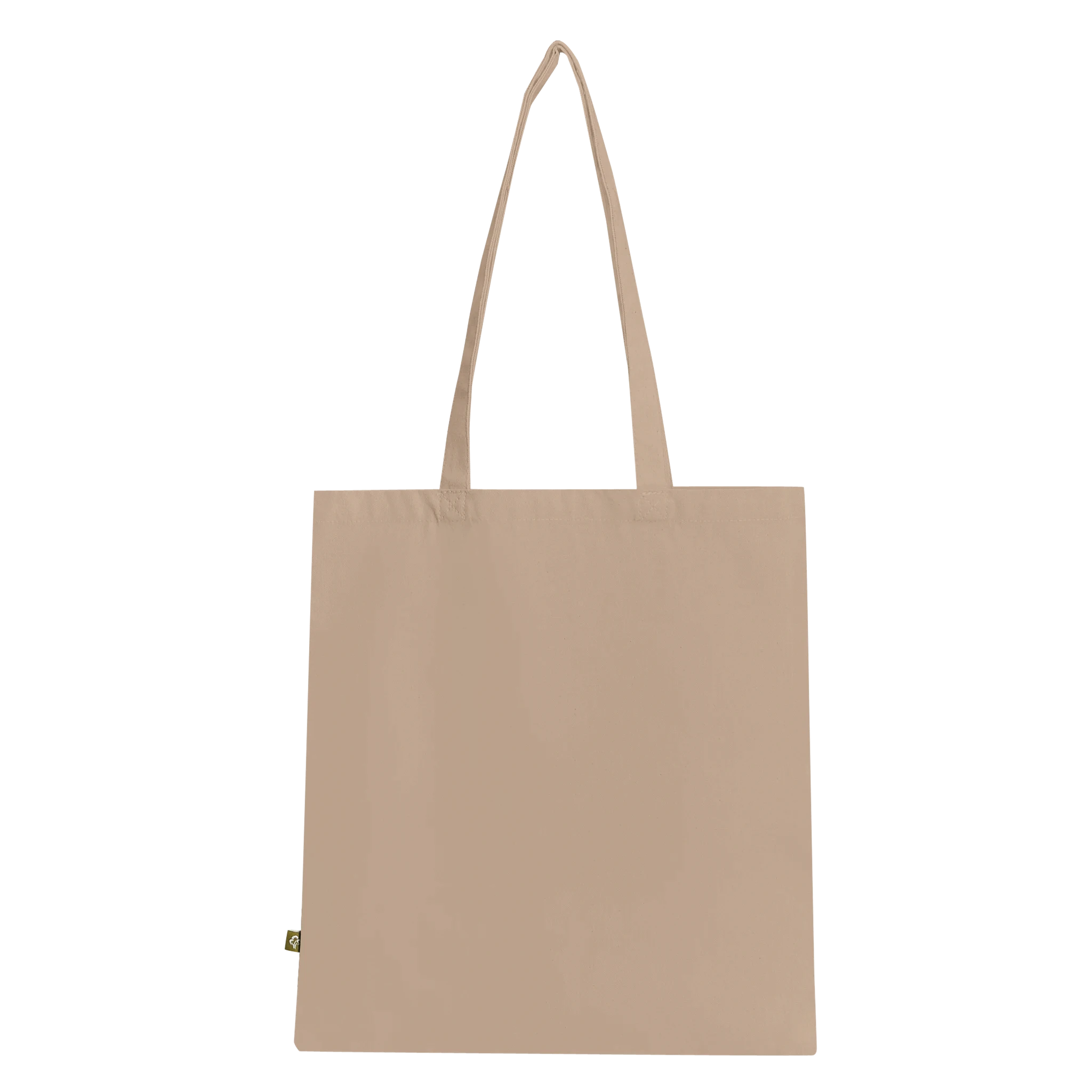 Organic cotton embroidered tote bag with the phrase 'period stockholm edition'